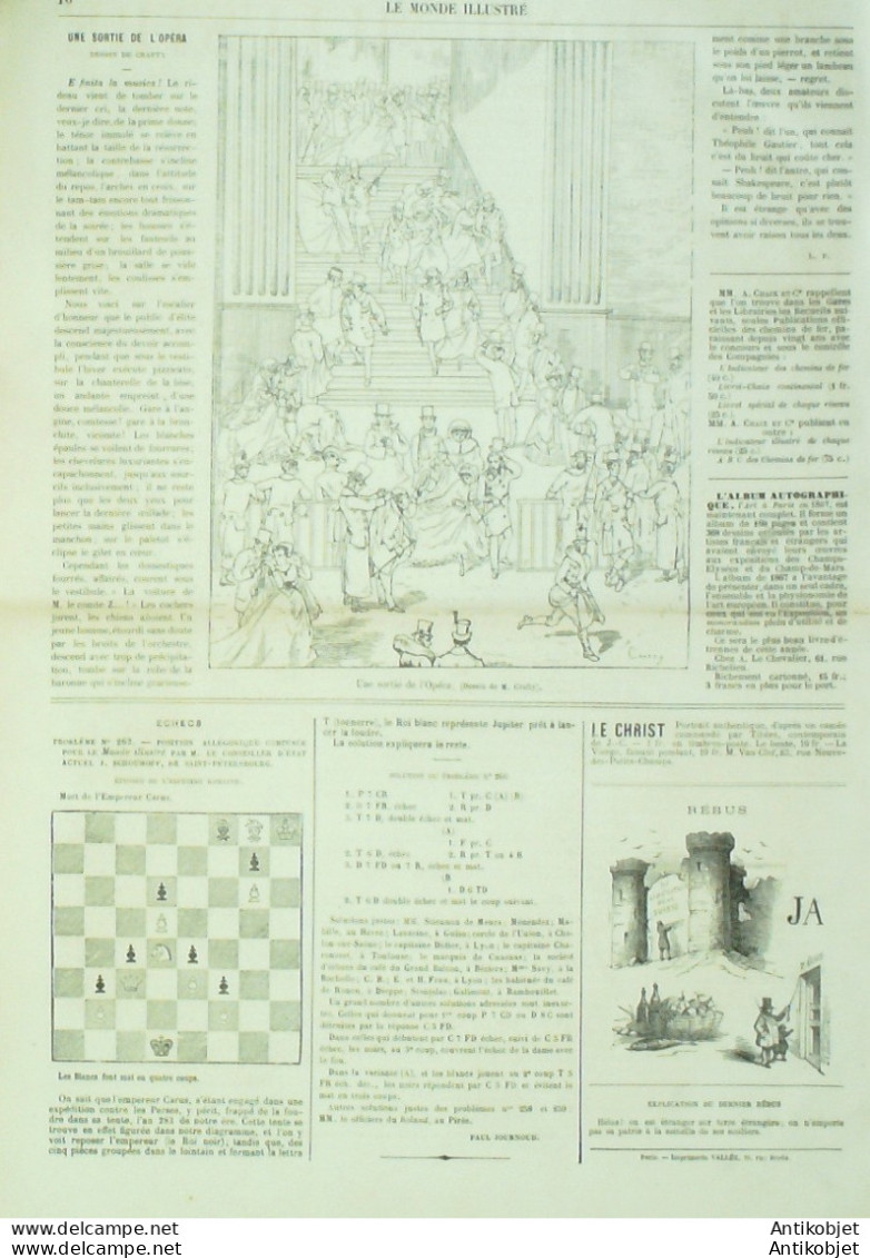 Le Monde Illustré 1868 N°560 Algérie Boghari Suisse Genève Montmartre Abyssinie Fékonda Cameroun Zoulla - 1850 - 1899