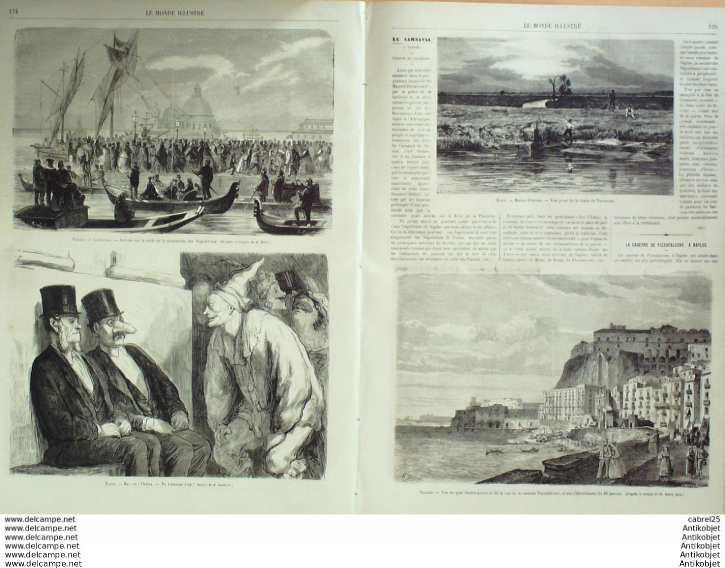 Le Monde Illustré 1868 N°567 Le Havre (76) Algérie Mostaganem Chélif Italie Venise Naples Rome - 1850 - 1899