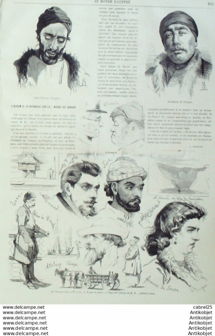 Le Monde Illustré 1868 N°575 Angleterre Oxford Cambridge Yoles Roubaix (59) Italie Venise - 1850 - 1899