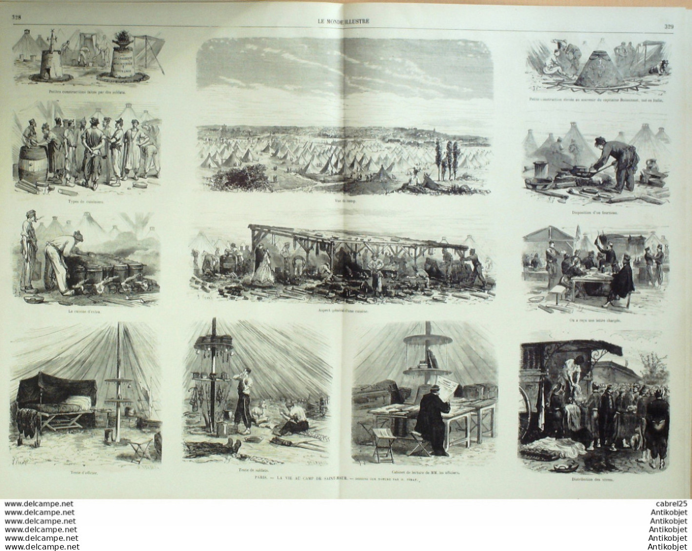 Le Monde Illustré 1868 N°580 Italie Florence Espagne Madrid Manzanarez St Maur (94) Allemagne Linz - 1850 - 1899