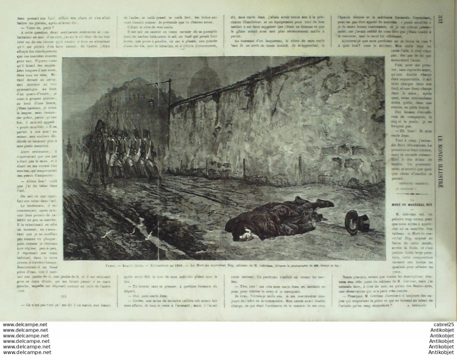 Le Monde illustré 1868 n°580 Italie Florence Espagne Madrid Manzanarez St Maur (94) Allemagne Linz