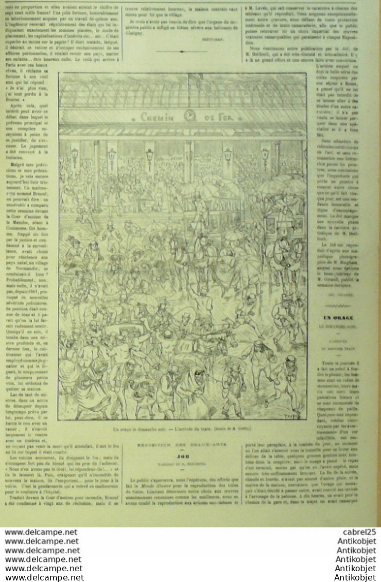 Le Monde Illustré 1868 N°587 Serbie Milano Pbrenovicht La Fleche (72) Prytanee Belgique Liège - 1850 - 1899