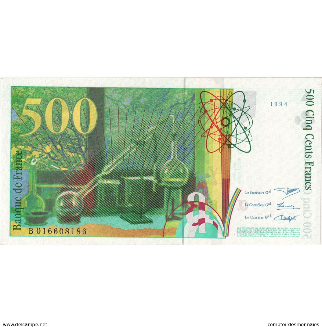 France, 500 Francs, Pierre Et Marie Curie, 1994, B016608186, TTB+ - 500 F 1994-2000 ''Pierre En Marie Curie''
