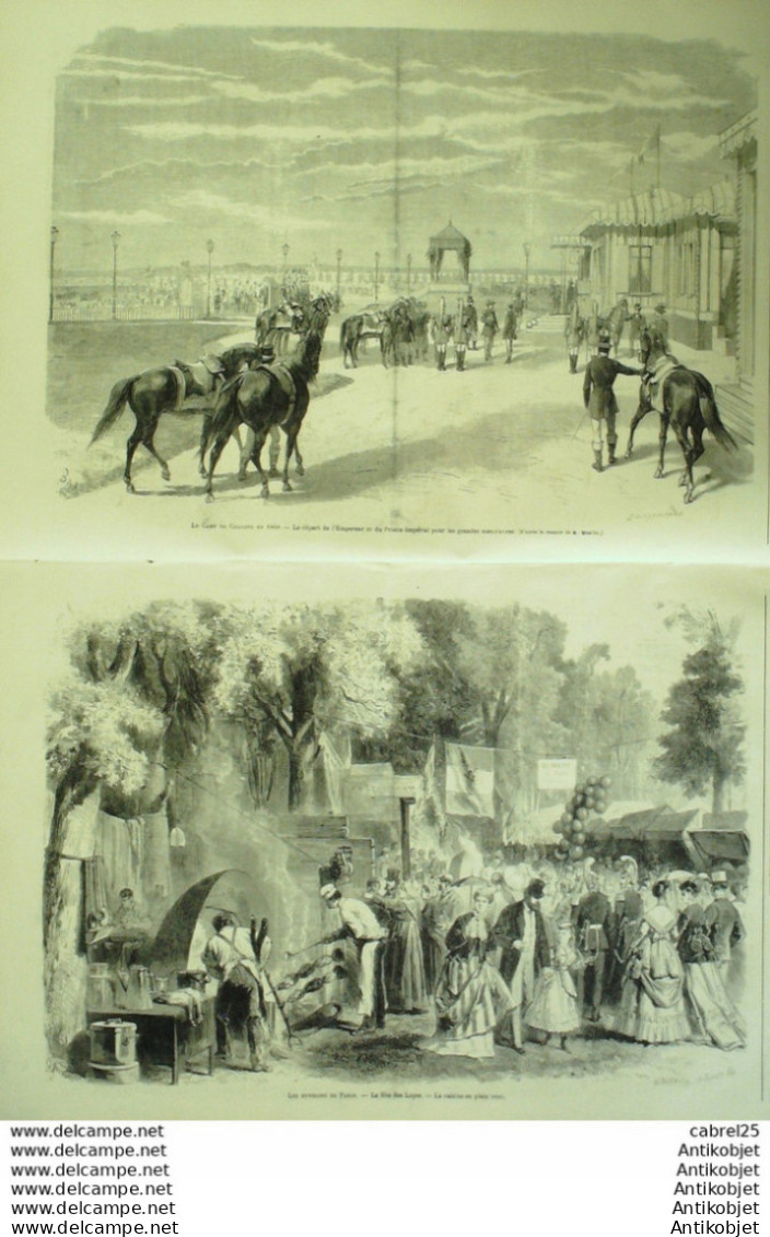 Le Monde Illustré 1868 N°596 Mourmelon Chalons (51) Havre (76) St Germain-en-Laye (78)  - 1850 - 1899