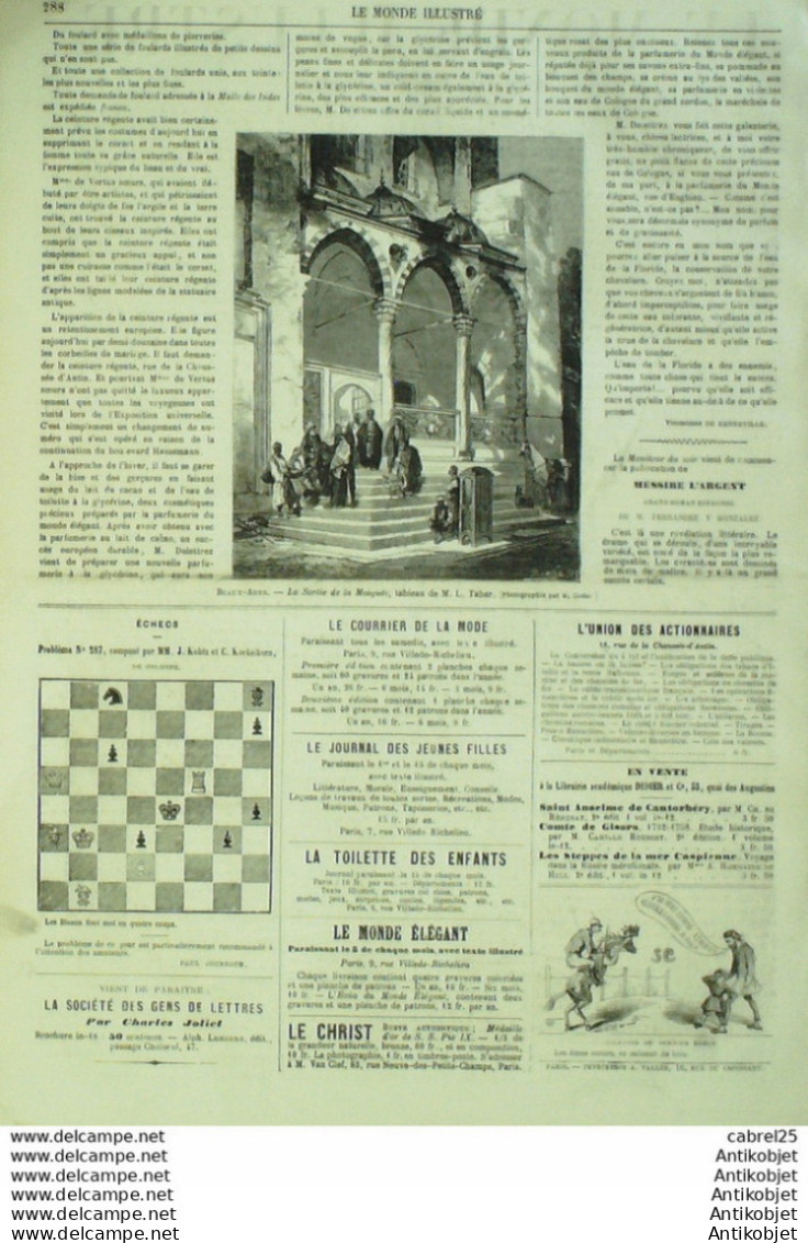 Le Monde Illustré 1868 N°603 Espagne Barcelone Saragosse Ayuntamiento Saint Cloud (92) - 1850 - 1899