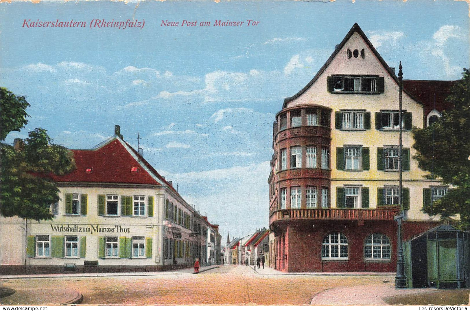 ALLEMAGNE - Kaiserslautern - Rheinpfalz - La Poste Près De La Porte Mayence - Colorisé - Carte Postale Ancienne - Kaiserslautern