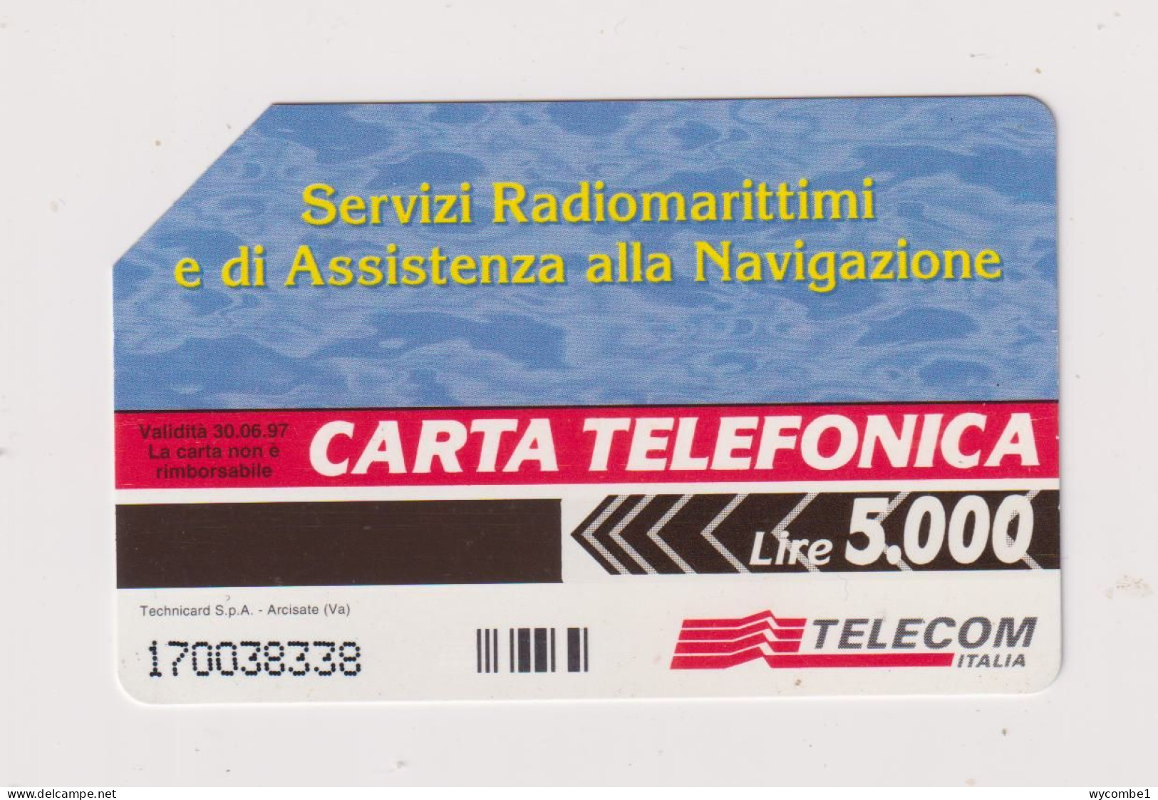 ITALY -   Maritime Navigation Urmet  Phonecard - Publiques Ordinaires
