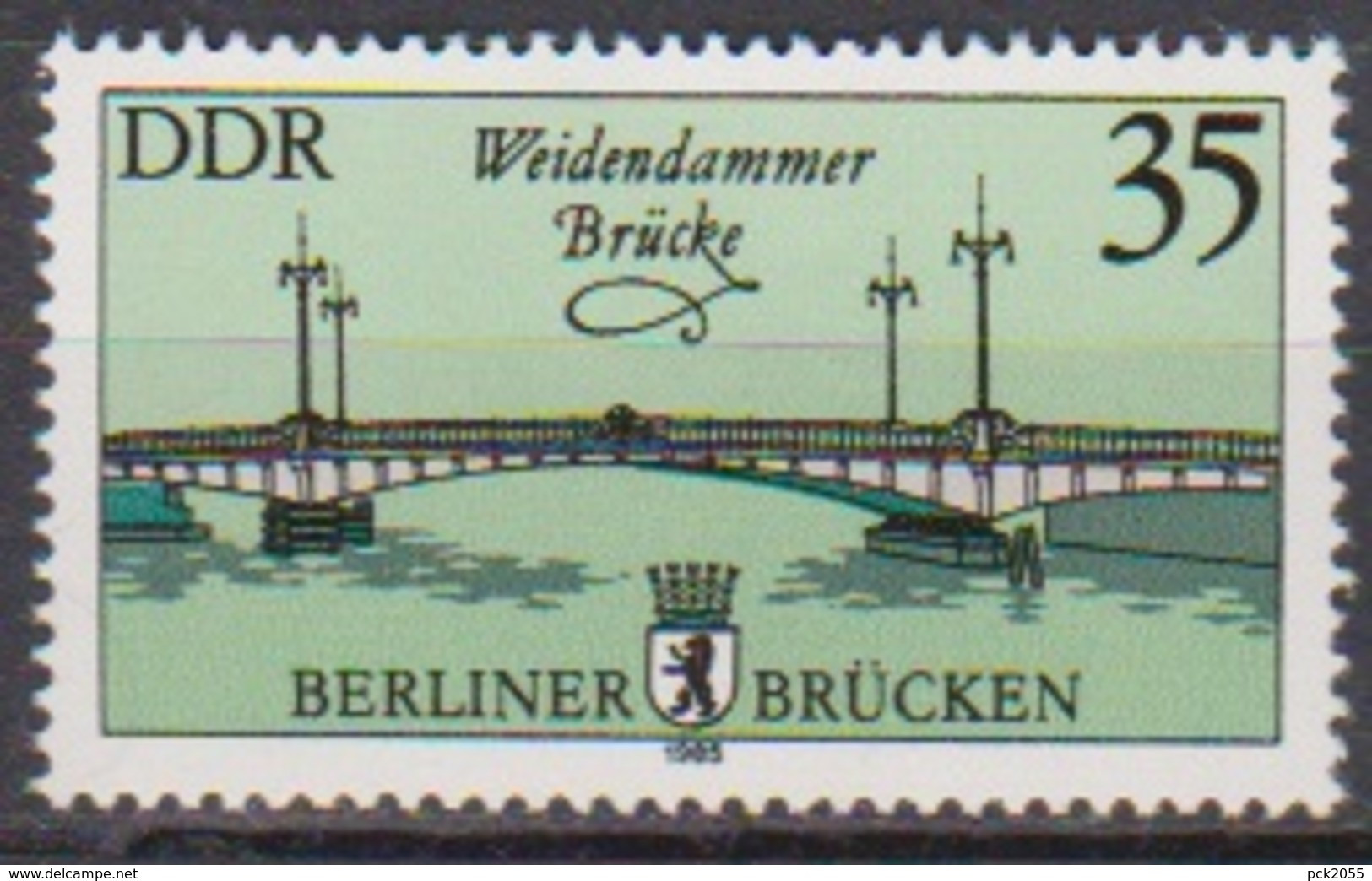 DDR 1985 MiNr.2974  ** Postfr. Historische Brücken In Berlin ( 8035 )günstige Verandkosten - Neufs