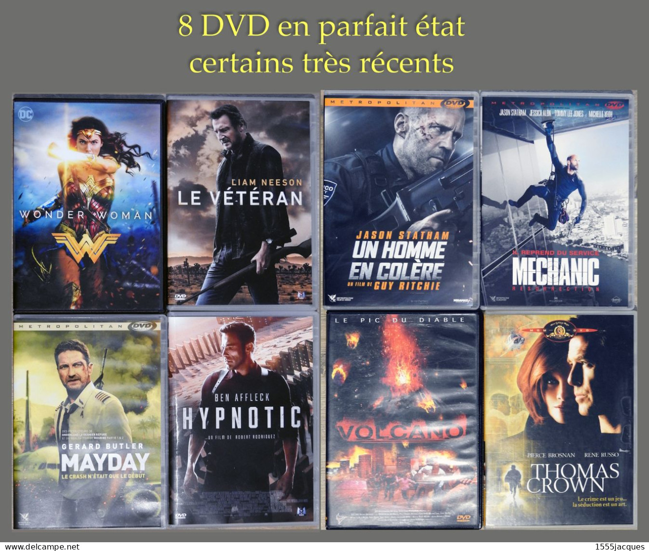 8 DVD RÉCENTS - FILMS D'AVENTURES - VOIR DESCRIPTIF - Action & Abenteuer