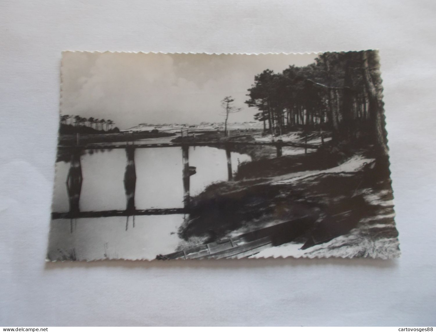 VIEUX BOUCAU ( 40 Landes )  LA PASSERELLE  VUE SUR LE COURANT - Vieux Boucau