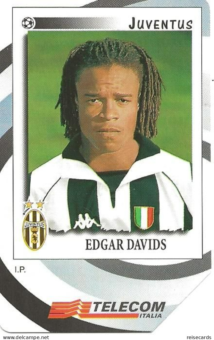 Italy: Telecom Italia - Panini, Edgar Davids, Juventus - Pubbliche Pubblicitarie