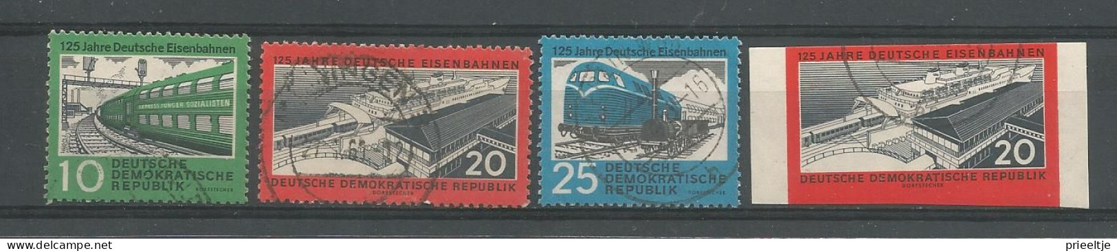 DDR 1960  Railways  Y.T. 519/521+519a  (0) - Oblitérés