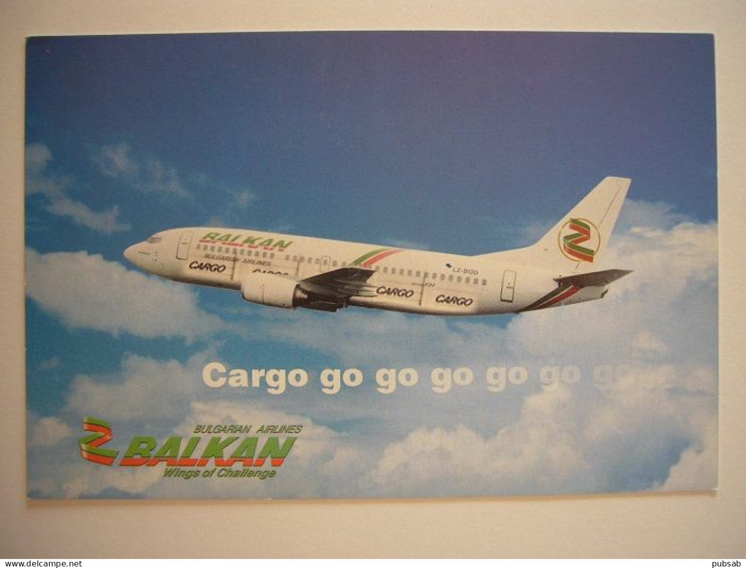 Avion / Airplane / BALKAN - BULGARIAN AIRLINES / Boeing B 737-300 / Airline Issue - 1946-....: Era Moderna