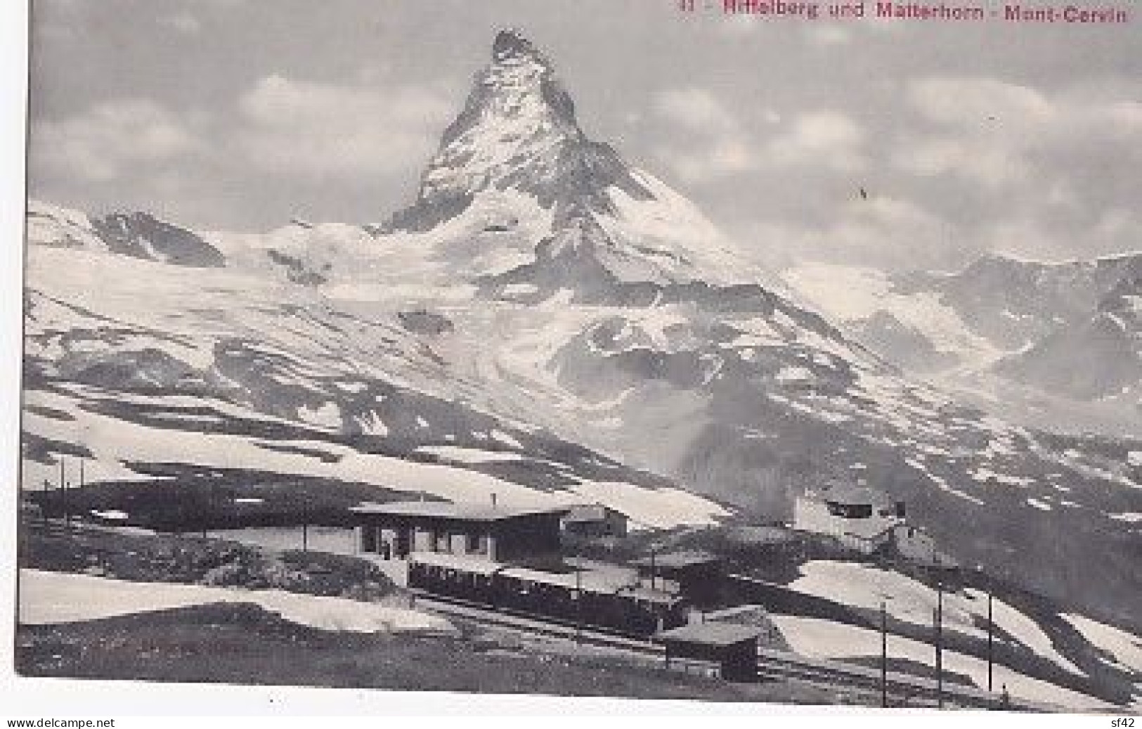 RIFFELBERG      UND MATTERHORN - Other & Unclassified