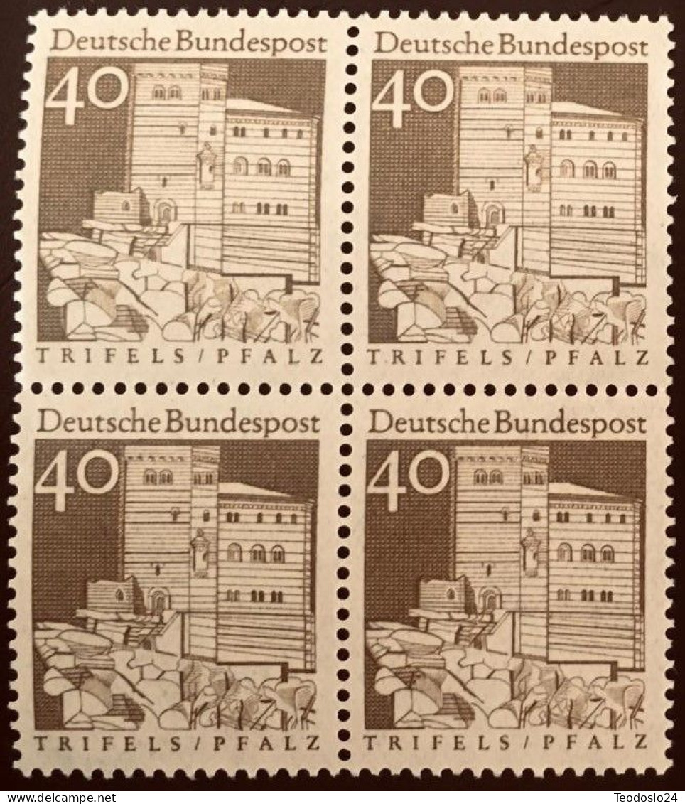 ALEMANIA  1967  Mi:DE 494 ** Bl4 - Unused Stamps