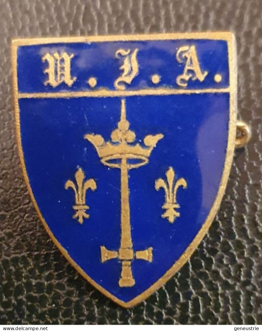 Magnifique Broche Religieuse Début XXe "Union De Jeanne D'Arc - Armoiries" Religious Brooch - Religión & Esoterismo