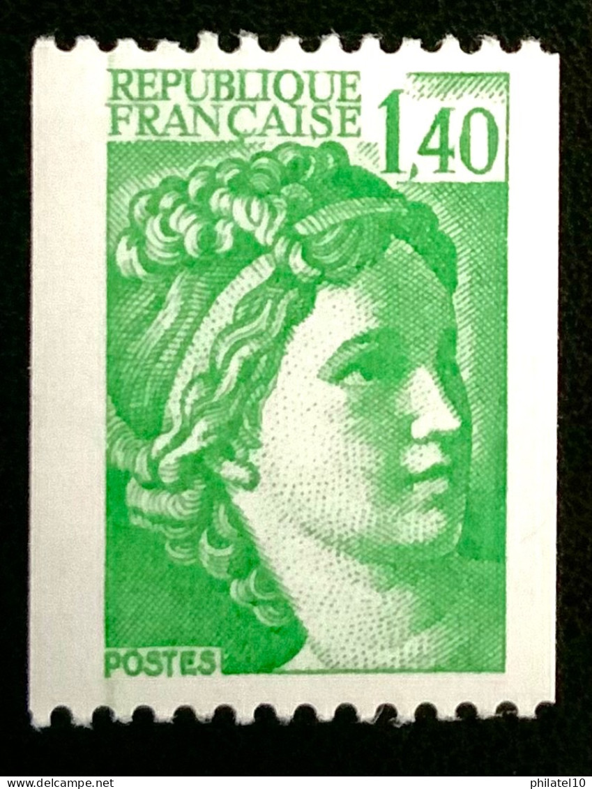 1981 FRANCE N 2157 SABINE DE GANDON 1,40F ROULETTE - NEUF** - Coil Stamps