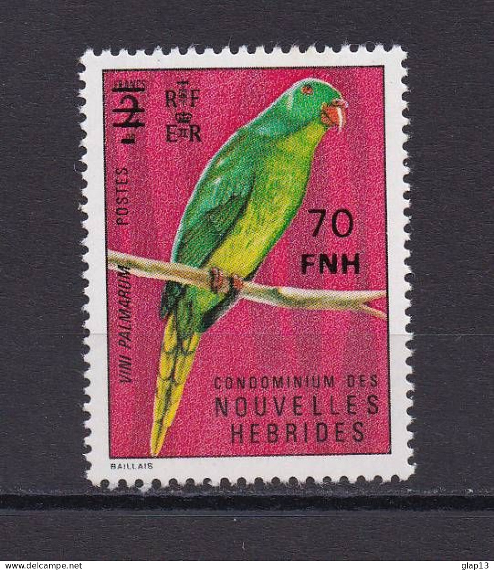 NOUVELLES-HEBRIDES 1977 TIMBRE N°459 NEUF** OISEAU - Ungebraucht