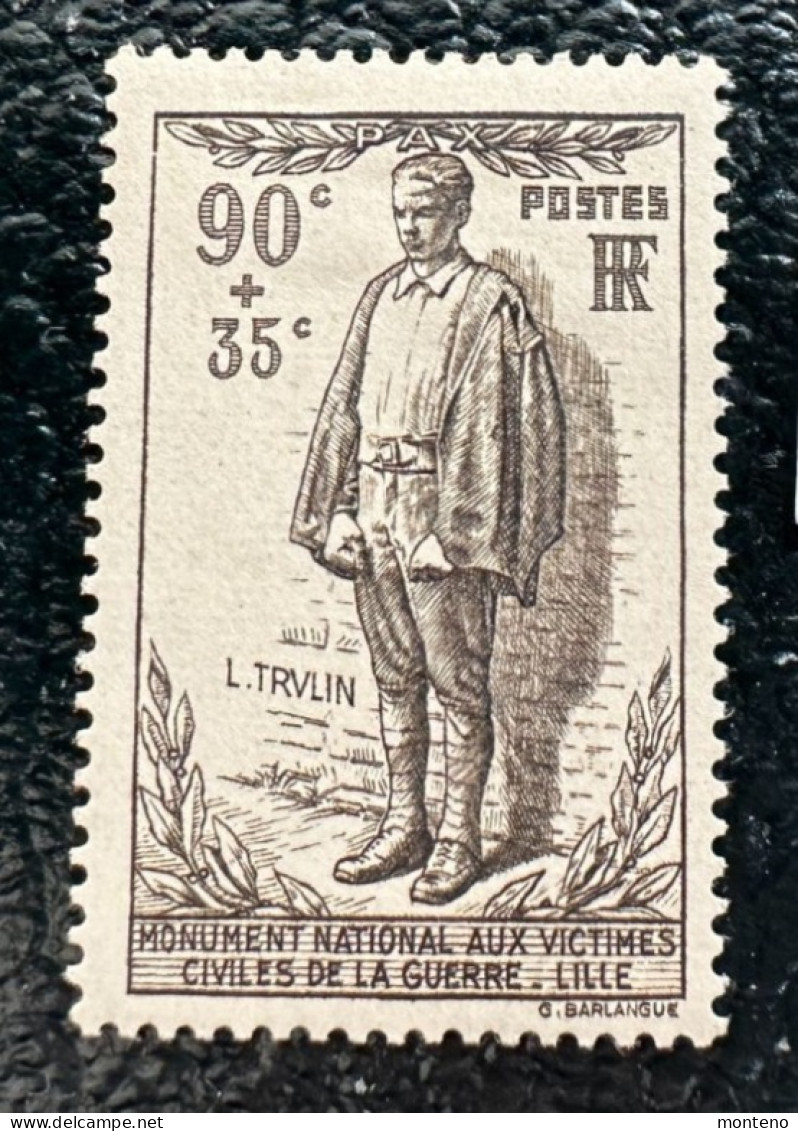 France 1939    Y Et T 420  * - Unused Stamps