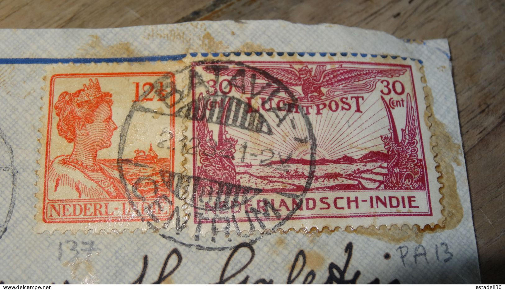 NEDERLANDISCH INDIE, Cover Luchtpost To Holland - 1932 ......... ..... 240424 ....... CL5-9 - Niederländisch-Indien