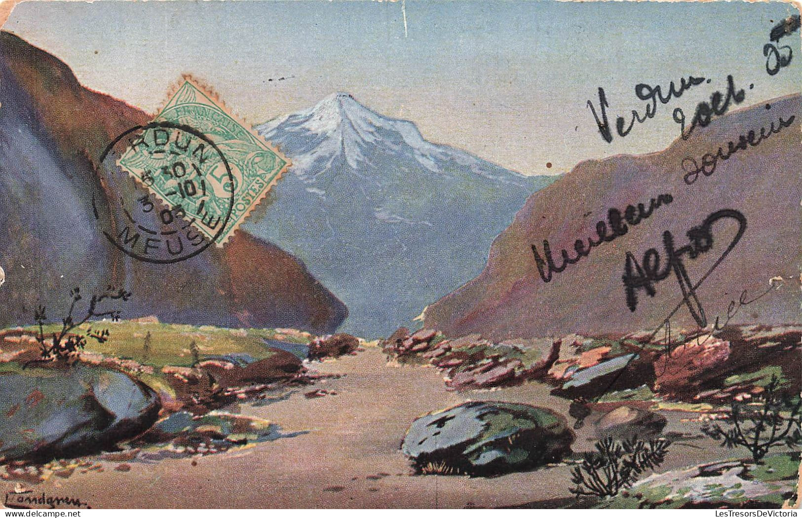 NORVEGE - Mountain Scene - Vue Sur La Montagne - Colorisé - Carte Postale Ancienne - Norvège