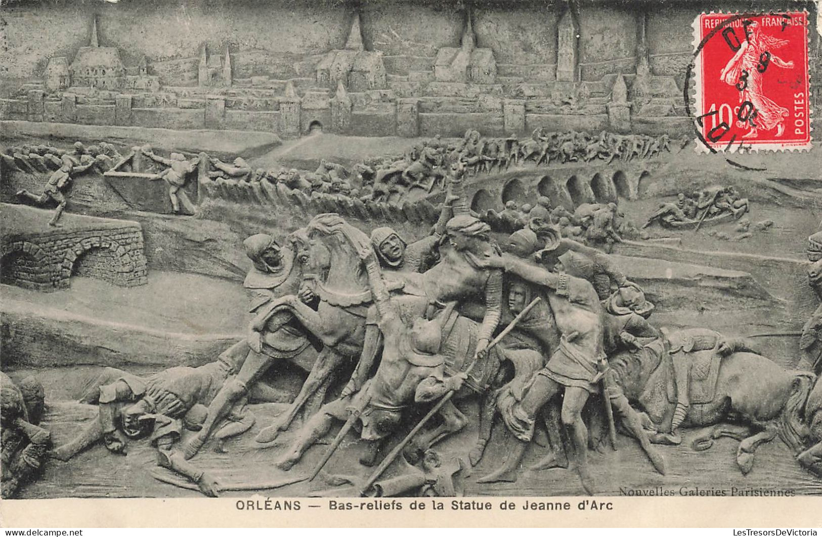FRANCE - Orléans - Bas-reliefs De La Statue De Jeanne D'Arc - Carte Postale Ancienne - Orleans