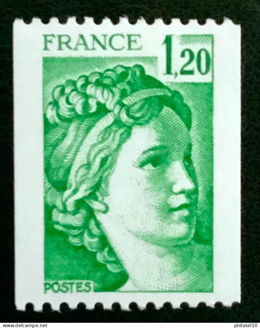 1980 FRANCE N 2103 SABINE DE GANDON 1,20F ROULETTE - NEUF** - Roulettes