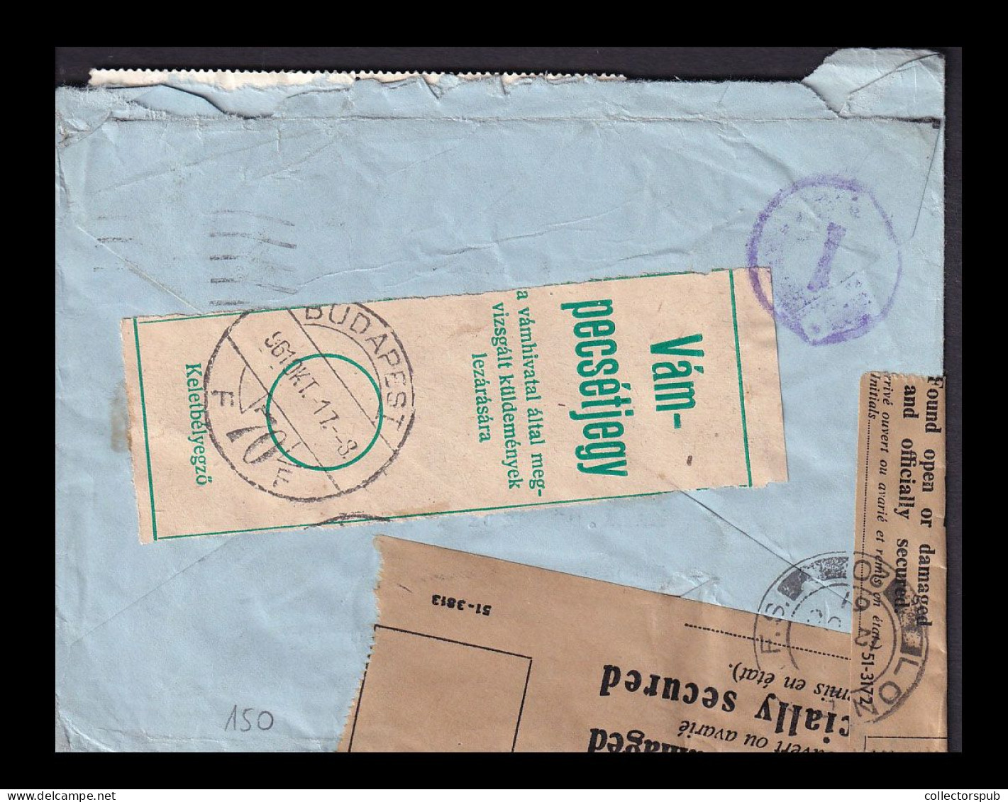 ENGLAND 1961. Interesting Cover To Hungary - Lettres & Documents
