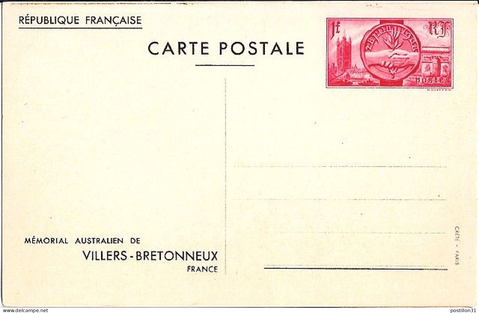 FRANCE N°  ENTIER 400-CP2 NEUF - Lettres & Documents