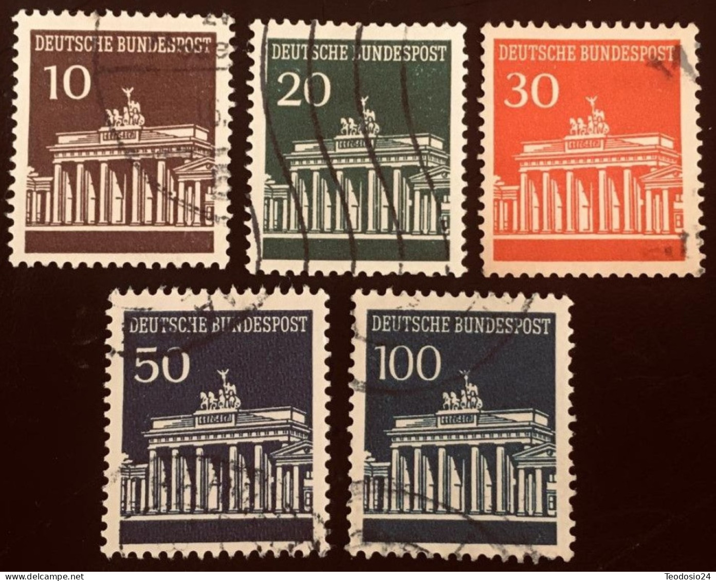 ALEMANIA 1966 - MI 506/10 - Used Stamps