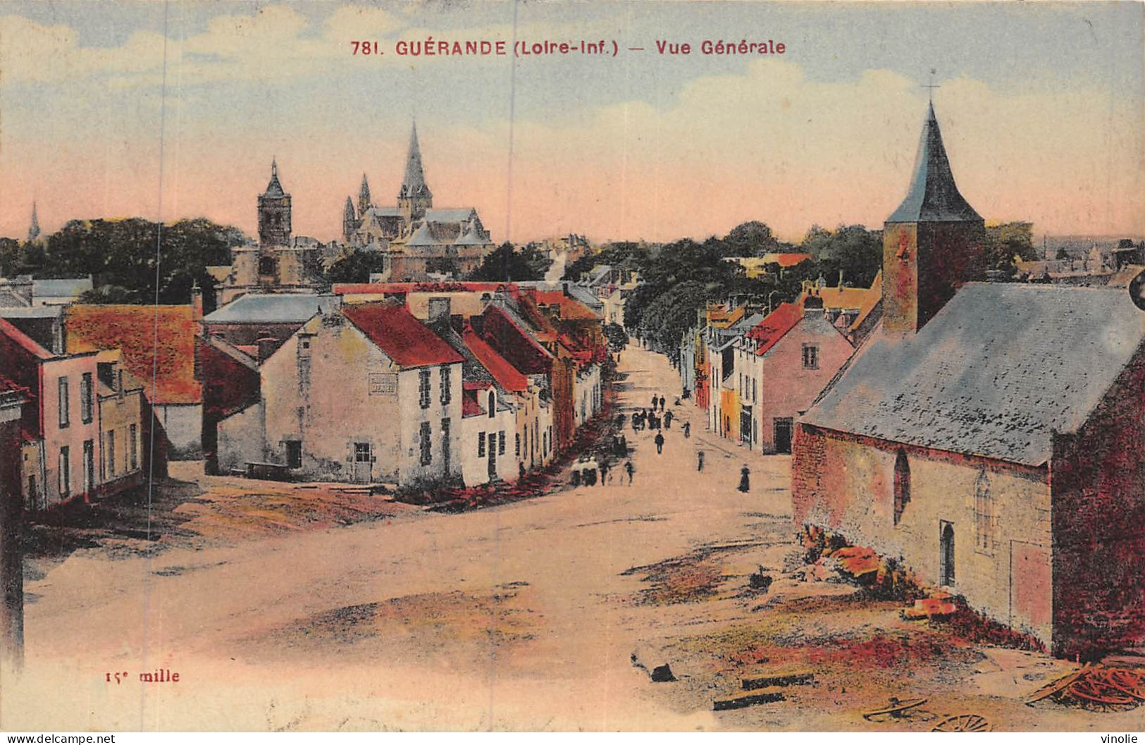 24-5432 : GUERANDE. CARTE EN COULEUR - Guérande