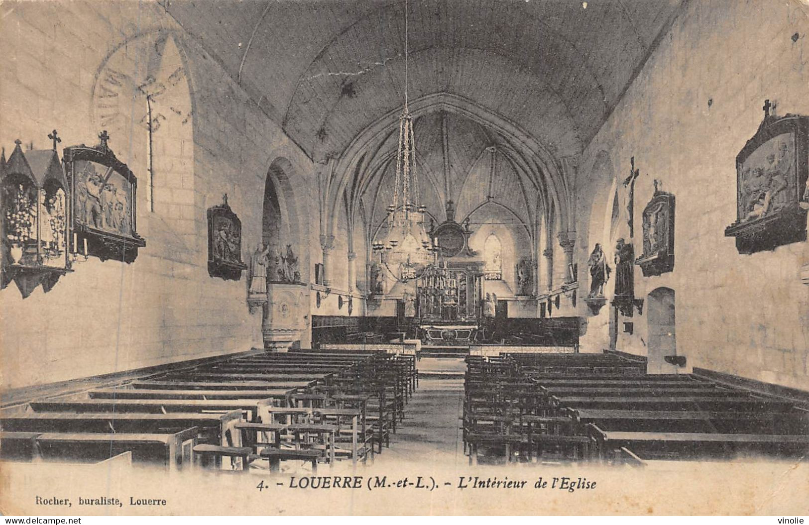 24-5433 : LOUERRE. EGLISE - Sonstige & Ohne Zuordnung