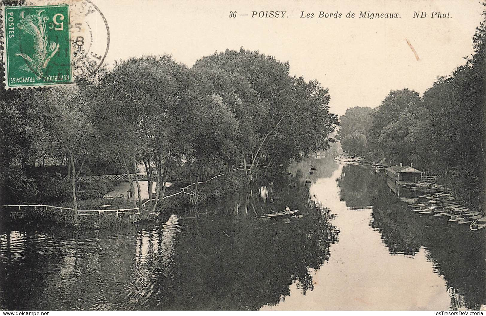 FRANCE - Poissy - Les Bords De Migneaux - ND Phot -  Carte Postale Ancienne - Poissy