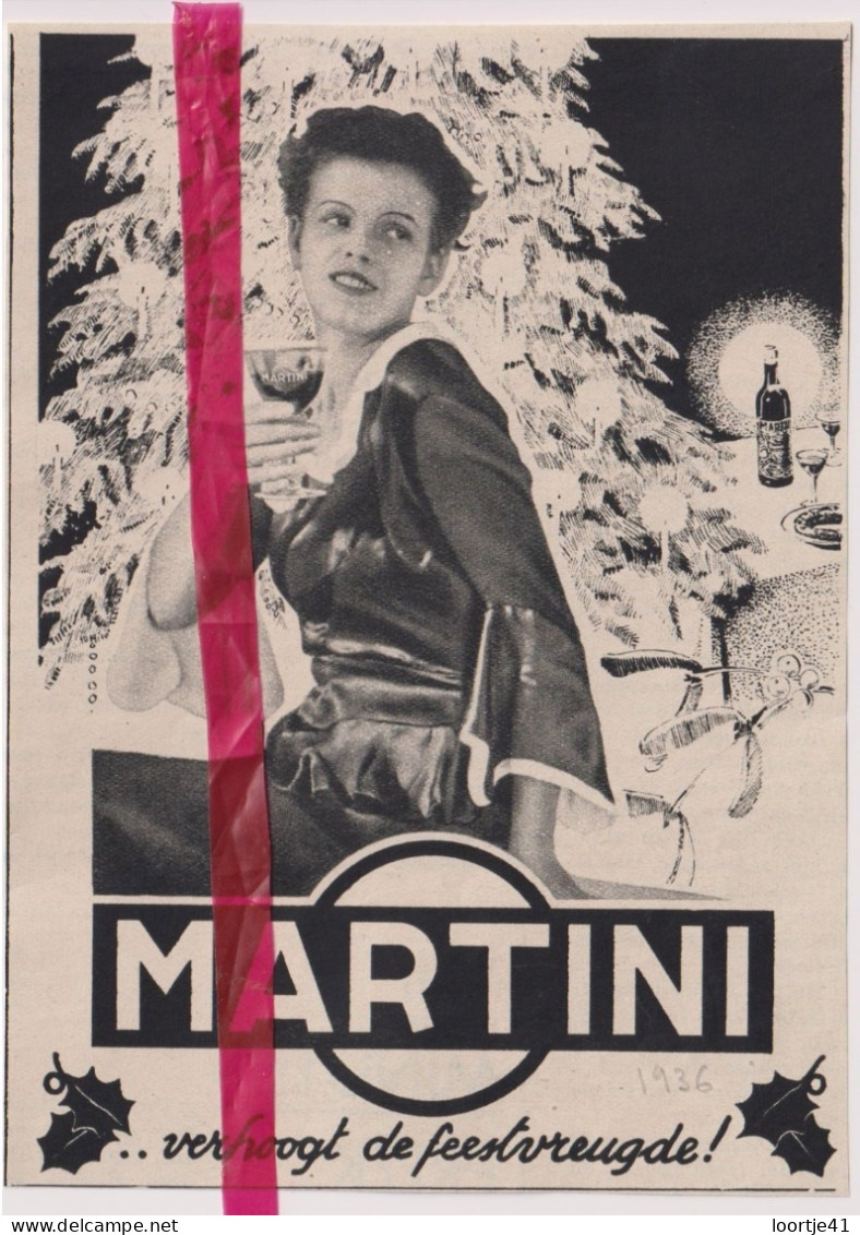 Pub Reclame - Martini - Orig. Knipsel Coupure Tijdschrift Magazine - 1936 - Non Classés