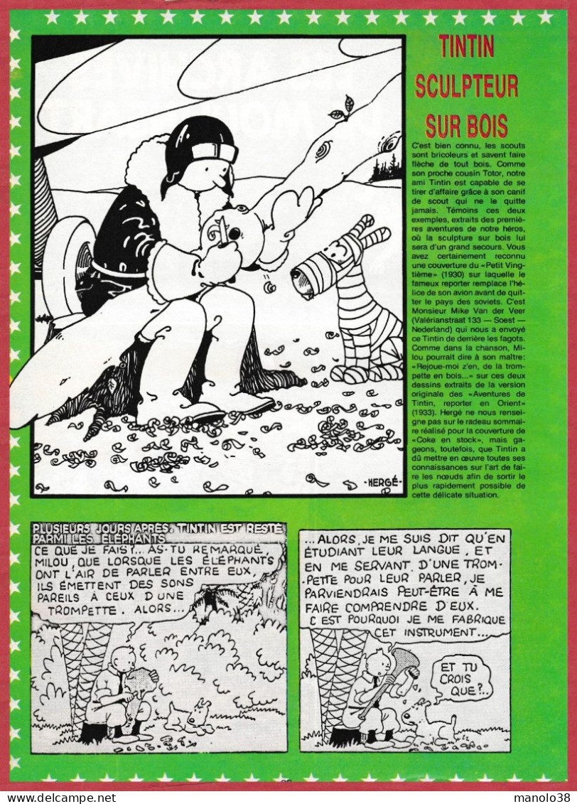 Hergé Et Le Scoutisme. Scout. Les Archives De Moulinsart. 1980. - Historische Documenten