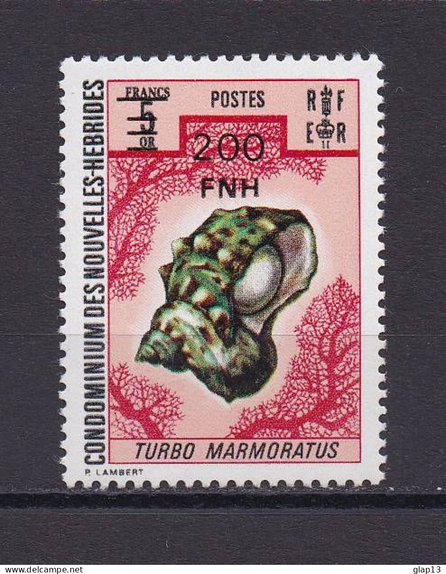 NOUVELLES-HEBRIDES 1977 TIMBRE N°461 NEUF** COQUILLAGE - Neufs