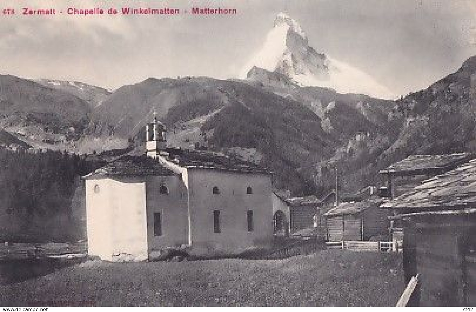 ZERMATT        CHAPELLE DE WINKERMATTEN - Zermatt