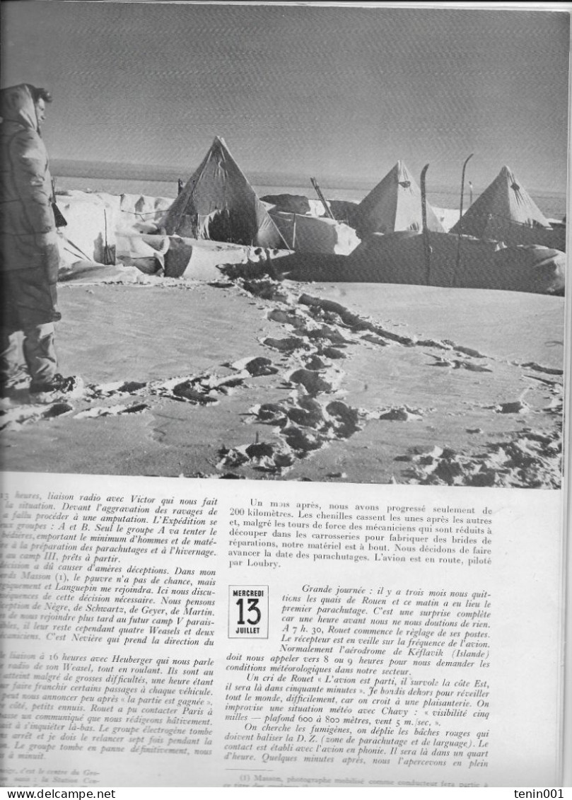 Expedition Polaire Française - Groenland 1949-50 - Paul Emile Victor - Signature - Sciences
