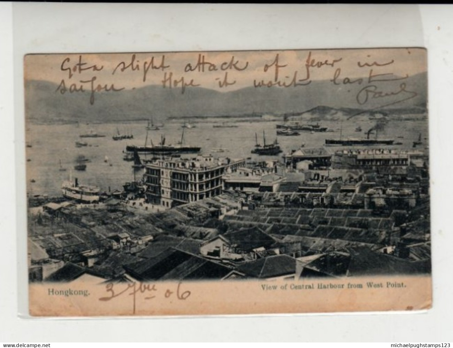 Hongkong / Postcards / Central Harbour - Other & Unclassified