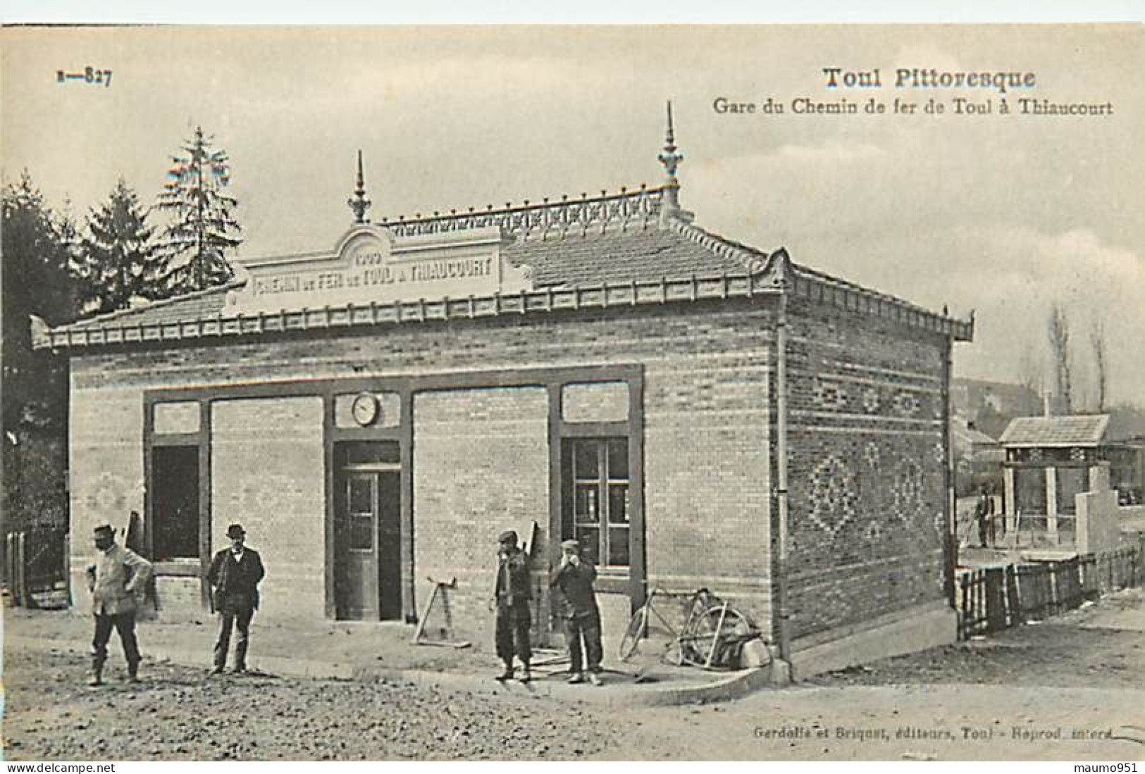 54 TOUL - GARE DU CHEMIN DE FER - Toul