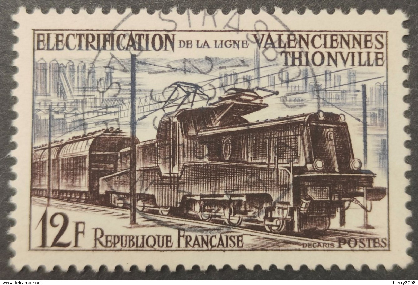 N° 1024/1021/1014  Avec Oblitération Cachet à Date D'Epoque De 1955  TB - Usati