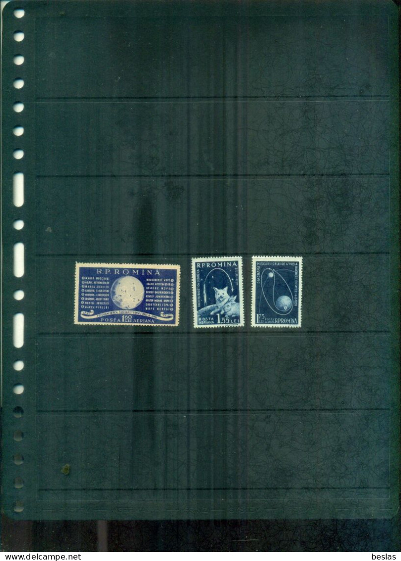 ROUMANIE CONQUETE DE L'ESPACE 3 VAL NEUFS  A PARTIR DE 2,75 EUROS - Unused Stamps