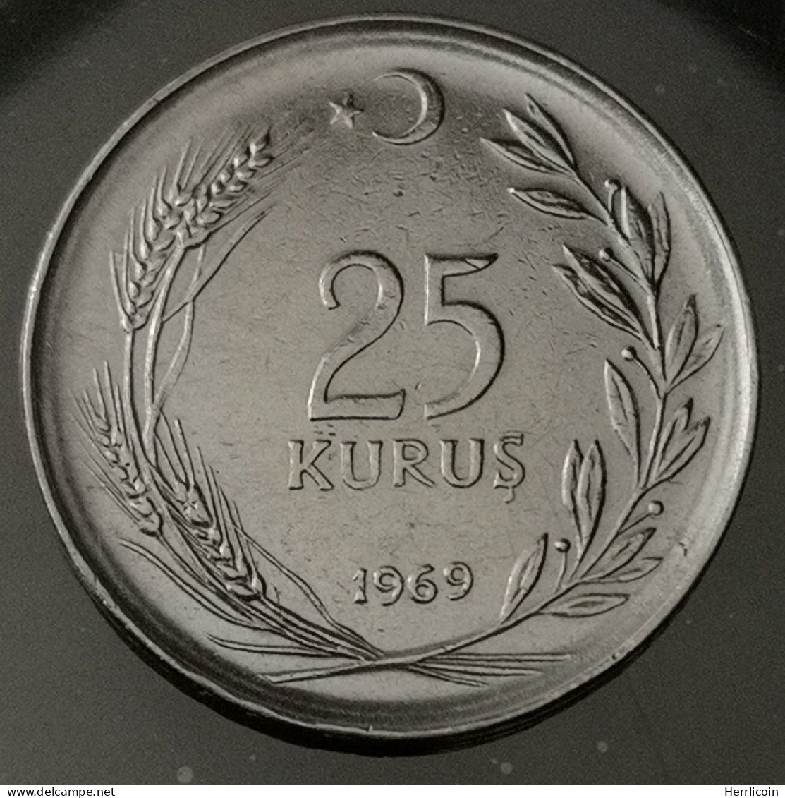 Monnaie Turquie - 1969 - 25 Kuruş - Turkije