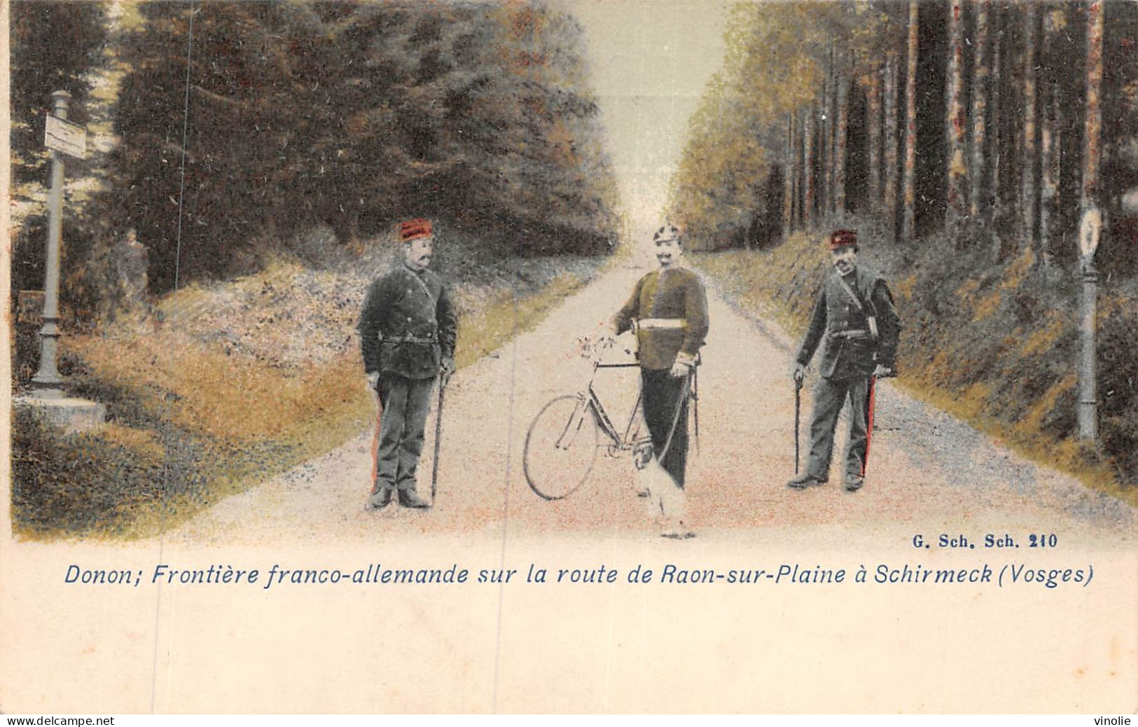 24-5440 : DONON. ROUTE  DE RAON-SUR-PLAINE A SCHIRMECK. FRONTIRE FRANCO-ALLEMANDE - Andere & Zonder Classificatie