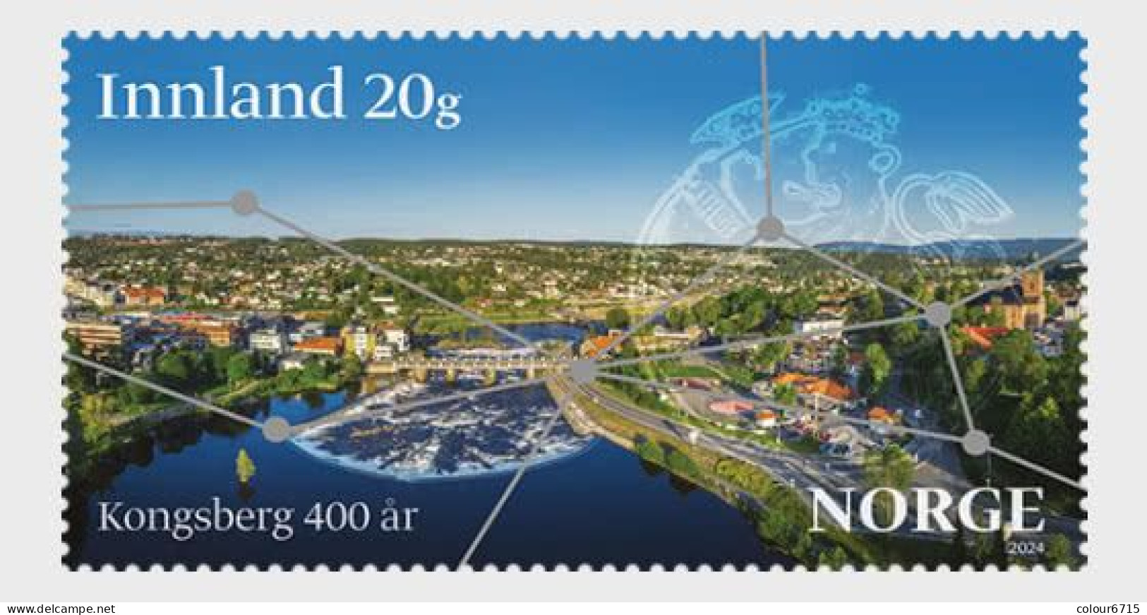 Norway 2024 Kongsberg 400th Anniversary Stamp 1v MNH - Nuovi