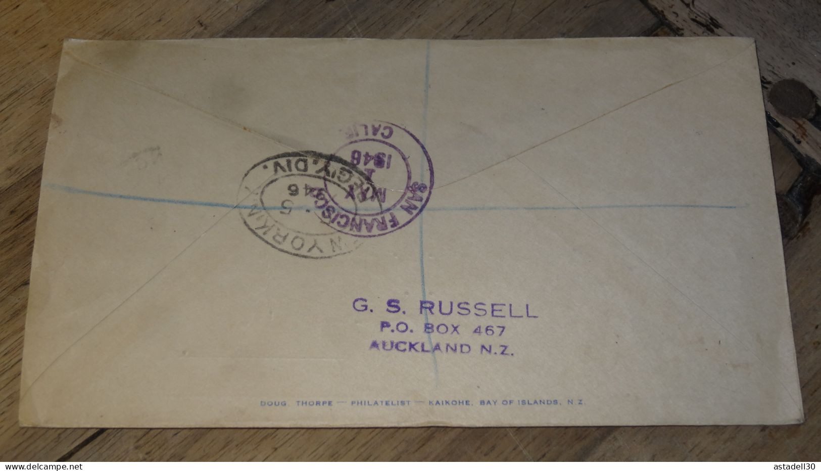 Enveloppe FDC, NEW ZEALAND - 1946 ......... ..... 240424 ....... CL7-8 - Storia Postale
