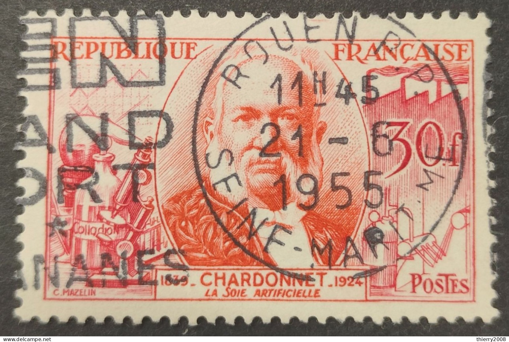 N° 1024/1017/1023  Avec Oblitération Cachet à Date D'Epoque De 1955  TB - Gebruikt