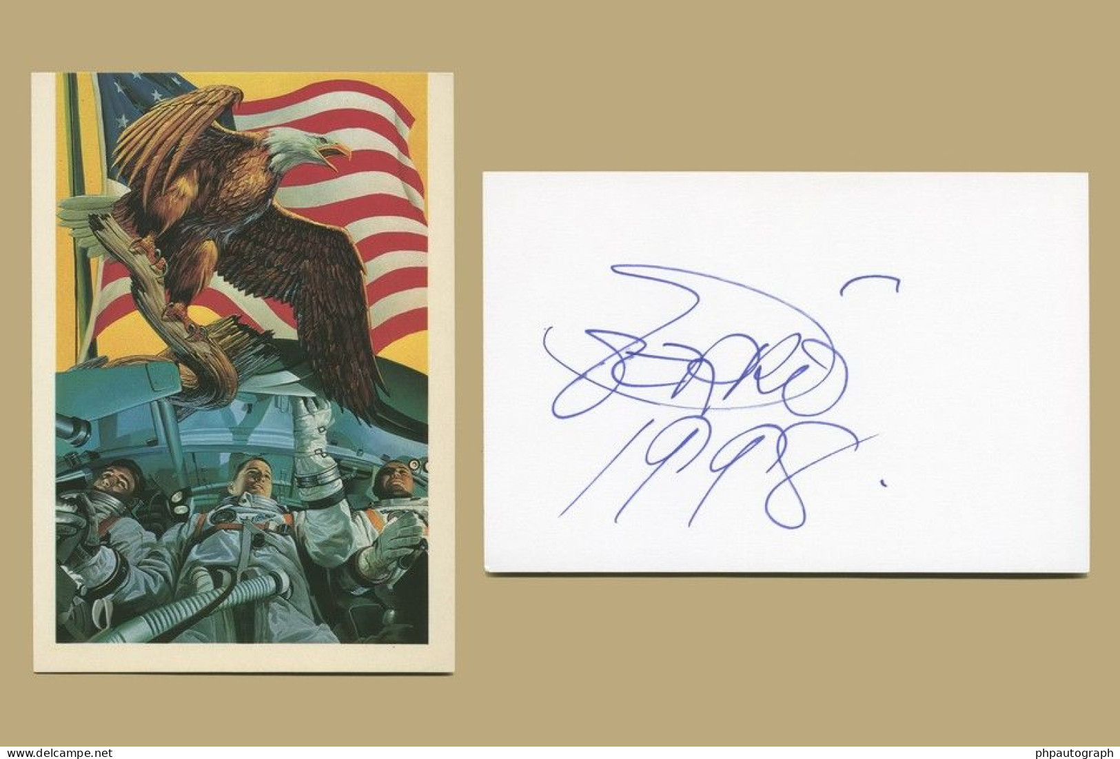 Erro - Icelandic Visual Artist & Painter - Signed Card + Postcard - 1998 - COA - Schilders & Beeldhouwers
