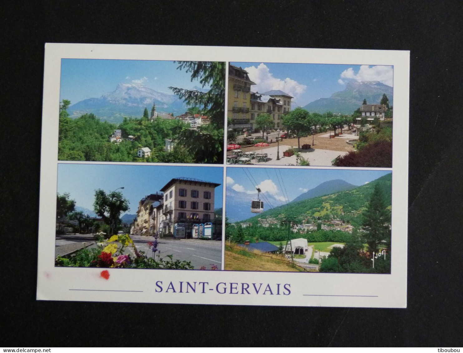 SAINT GERVAIS LES BAINS - HAUTE SAVOIE - FLAMME SUR MARIANNE LUQUET - MULTIVUES - Mechanical Postmarks (Advertisement)