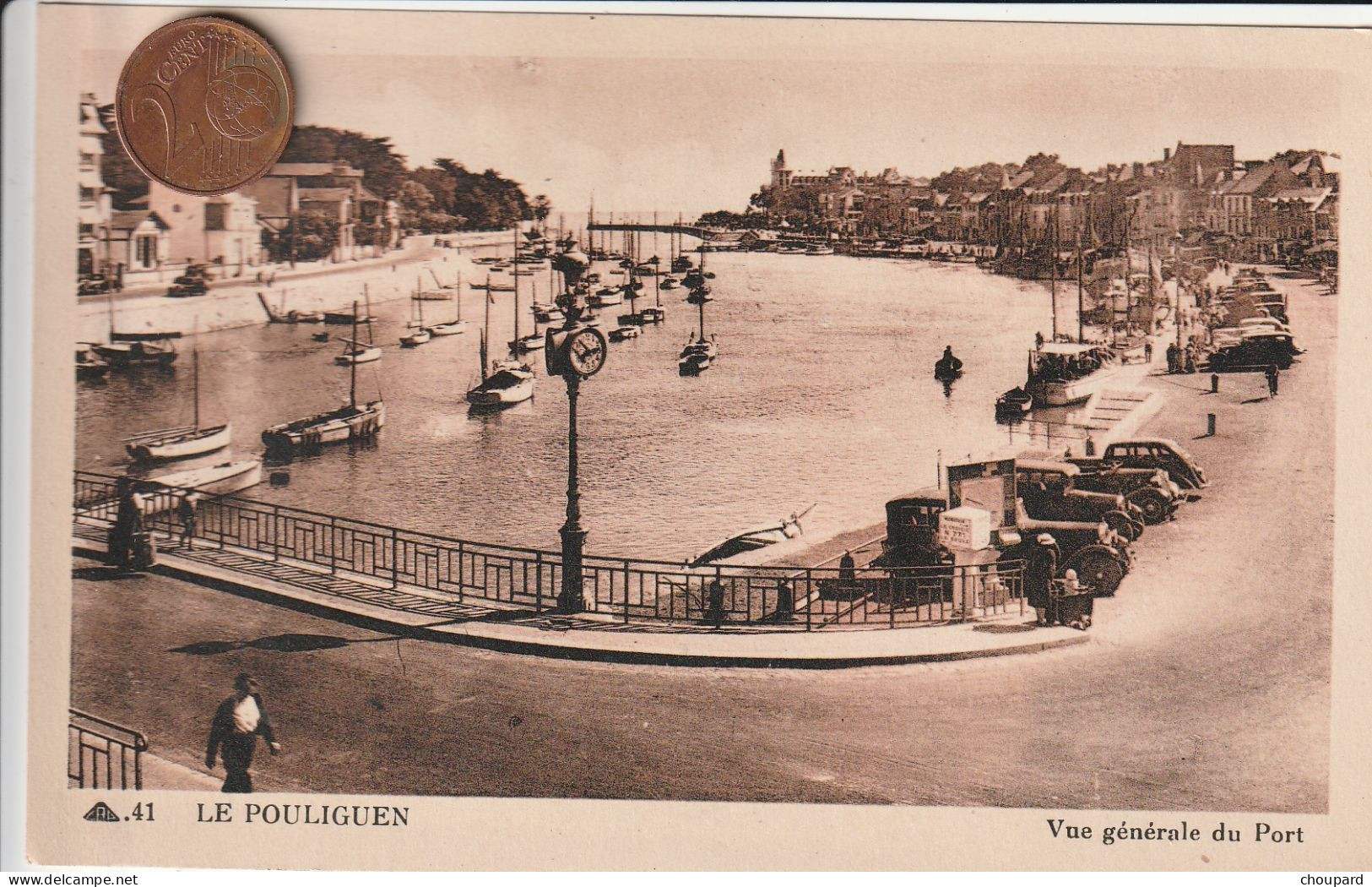 44 - Carte Postale Ancienne Du Pouliguen   Vue Générale Du Port - Le Pouliguen